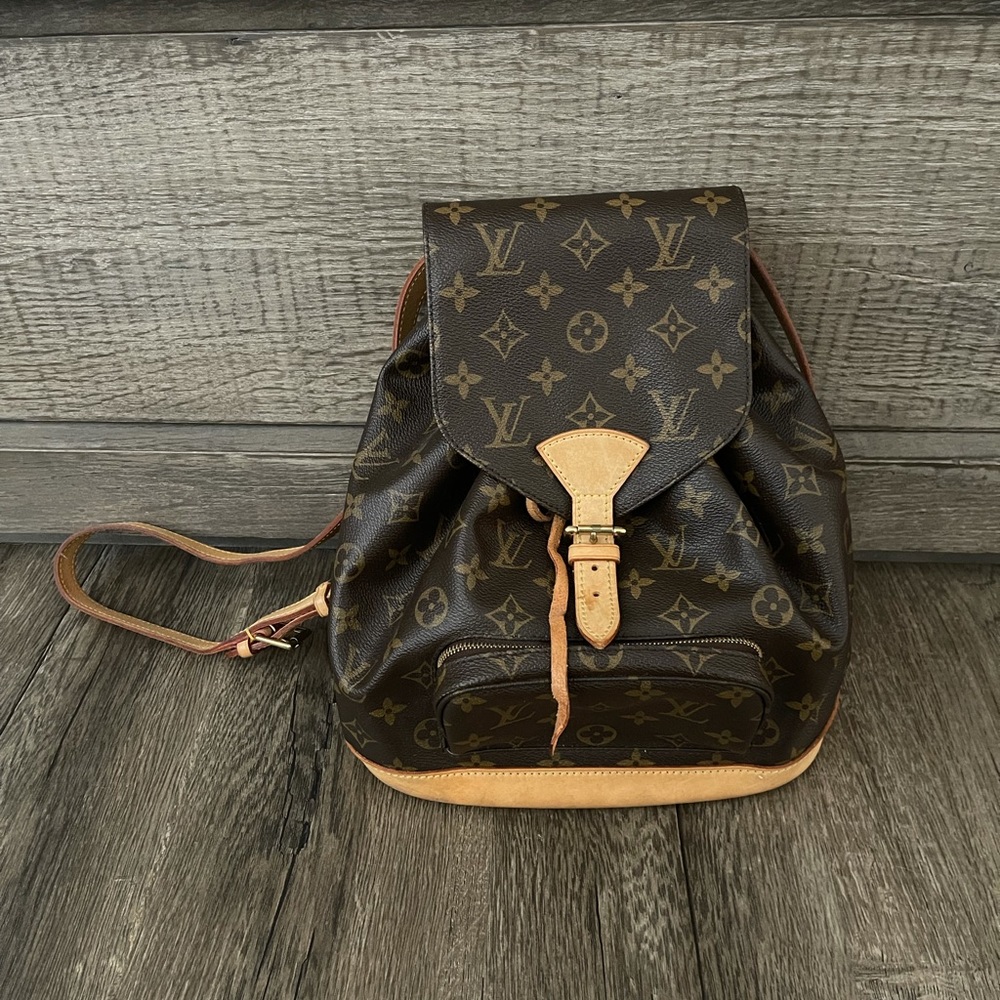 Louis Vuitton Montsouris Backpack MM Monogram LV Bag